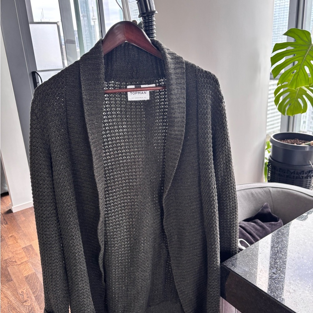 Topman Men's Black Sweater